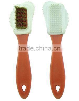 Plastic handling little shoe brush for cleaning