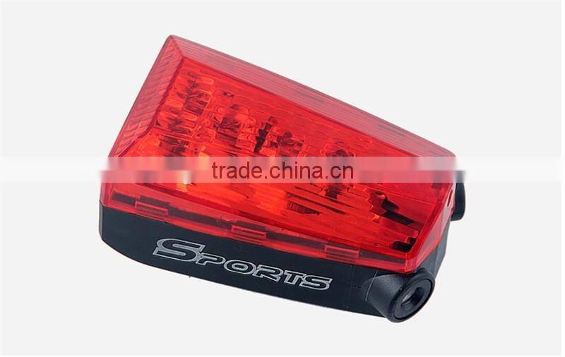 Laser Beams Bike Bicycle Laser Tail Light Rechargeable 5 LED Cycling Rear Light Waterproof Bike Taillight Tail Lamp