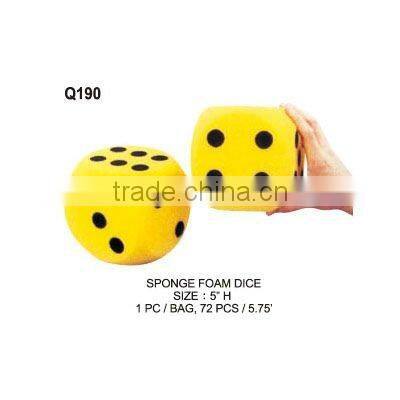 (Q191) 3 PCS SPONGE FOAM DICE SET