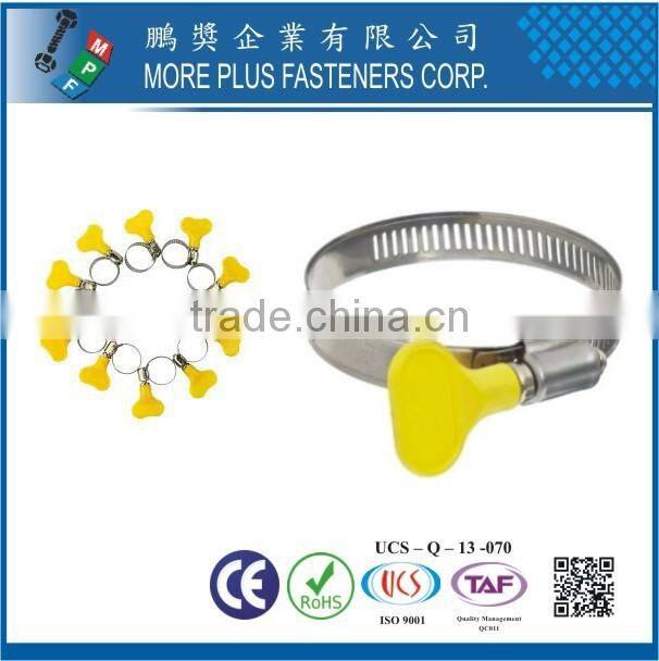 Made in Taiwan Stainless Steel strong stainless steel hose clamps thin hose clamp bridge