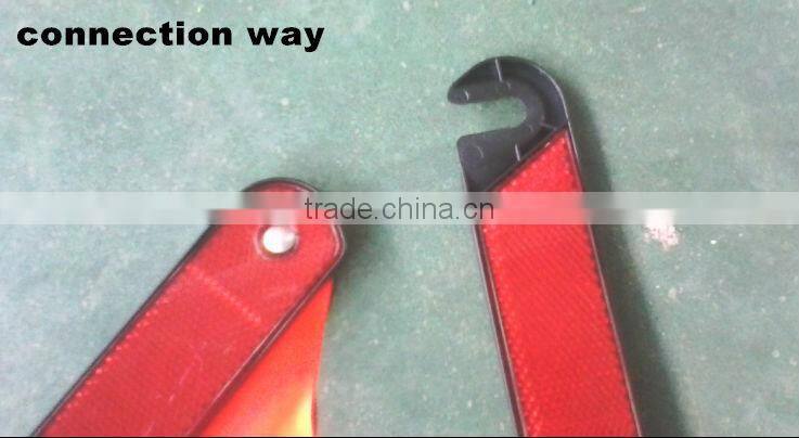 Dazzling Triangular warning for car