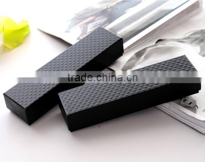 Black Necklace Bracelet Jewelry Gift Packakaging Box Long Rectangle Black Good Quality Gift Fine Package Case High Quality Box