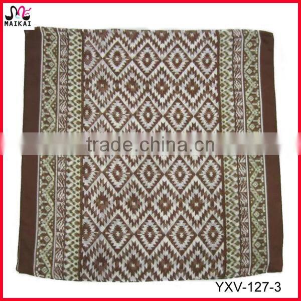 Beautiful paisley and floral print voile fabric wholesale scarf