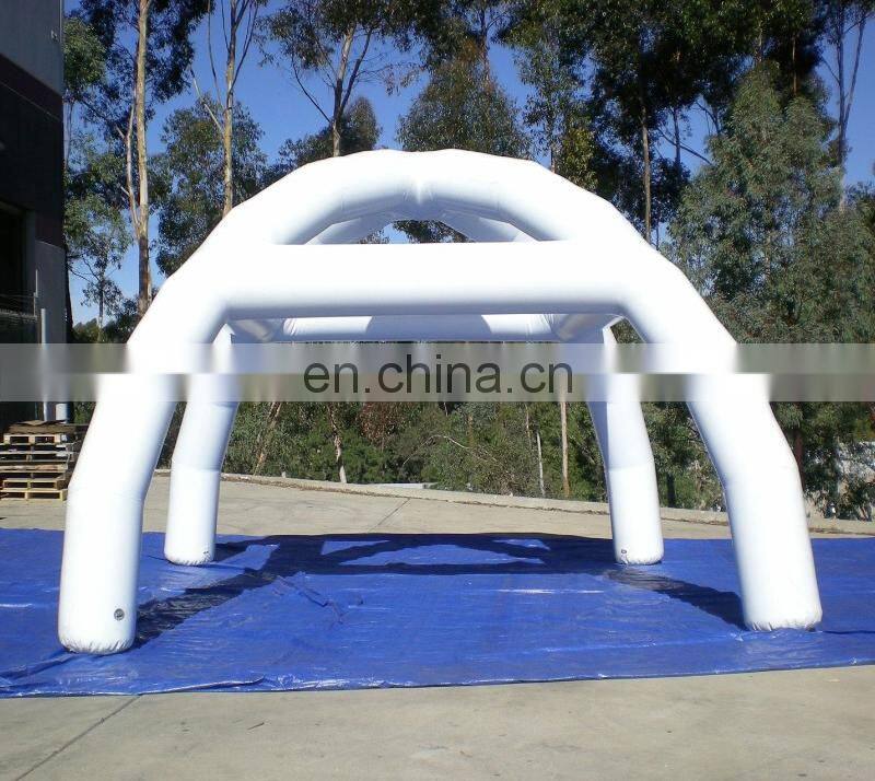 Advertising inflatable wite arch dome tent for trade show