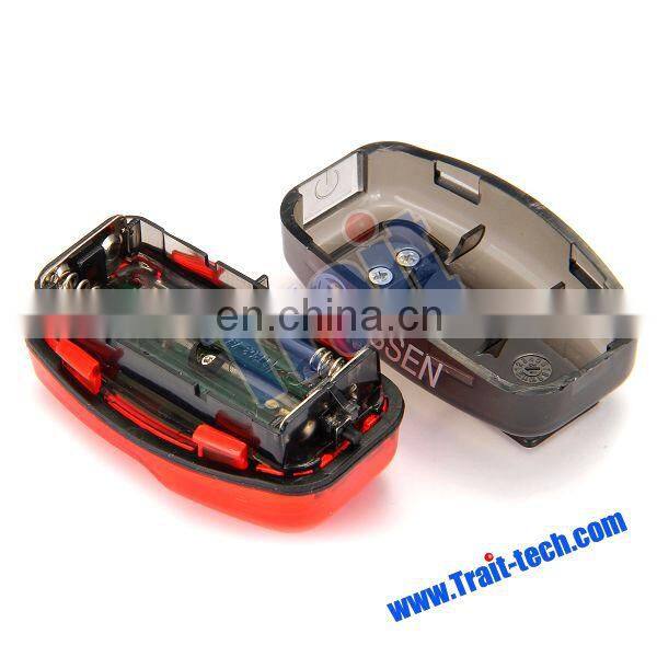 Wholesale EL-600VR 100mA 3-Mode 3-LED Red Laser Bike Bicycle LED Rear Light