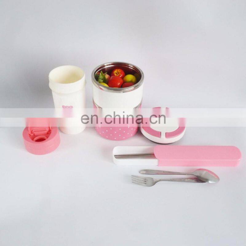 set in bag stainless steel lunch boxes with water bottle