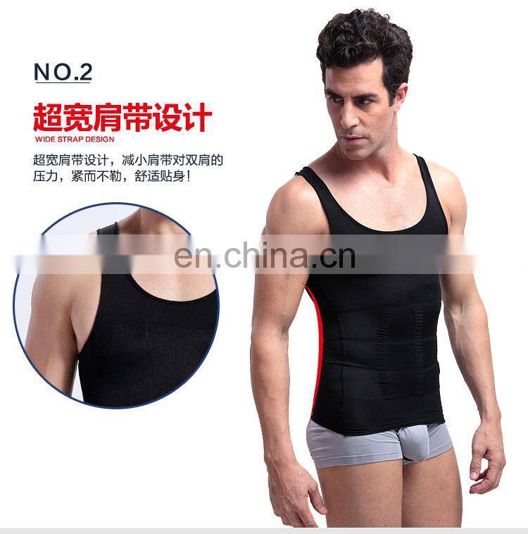 Mens Tights Undershirt - Compression Base layer - Body Shaper Sports Muscle Tank Top - Abs Abdomen Slim#MV-01