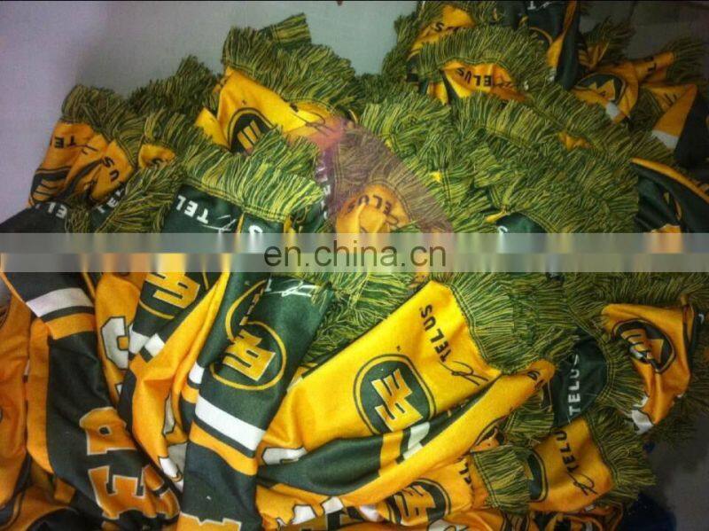 Custom knitted 100% acrylic knitted infinity lace knit scarf