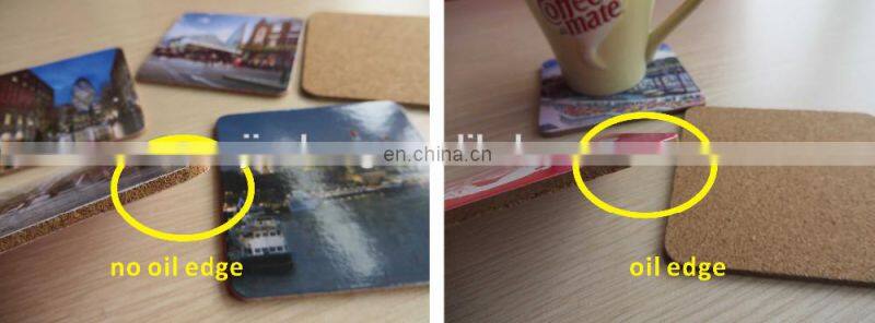 Hot sale 2016 paper cork beer wine glass coaster for party