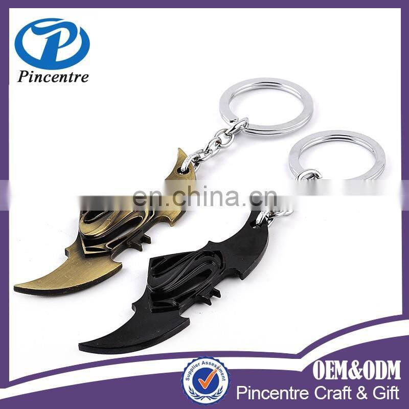 wholesale Superhero Marvel Batman Bat Metal Keychain with Key Ring in store