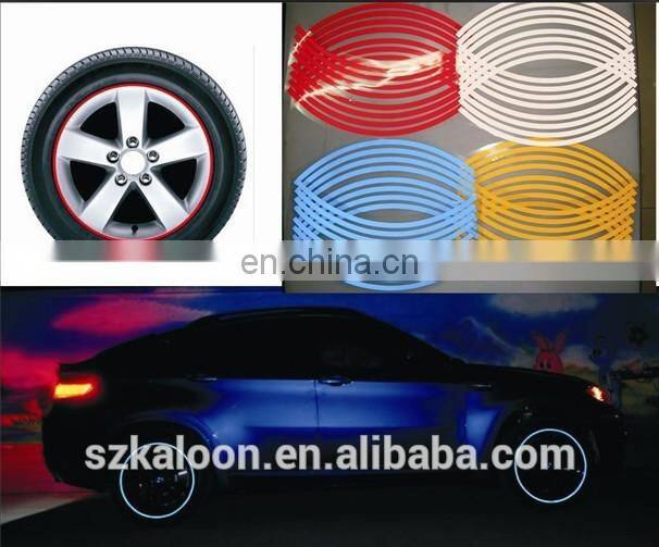 reflective tape sticker for car rim wheel