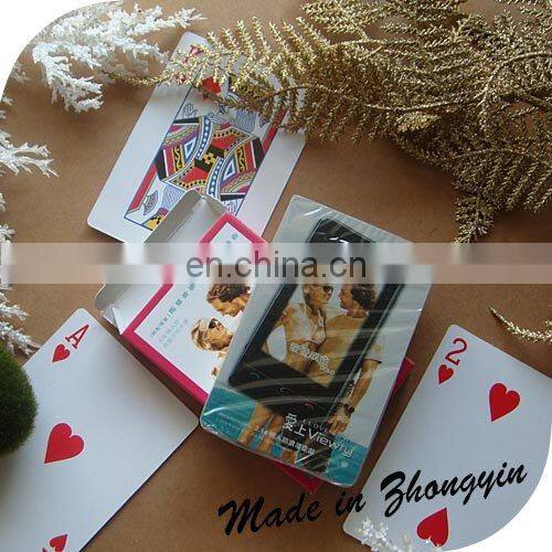custom printed paper playing cards with your logo(ZY13-3003)