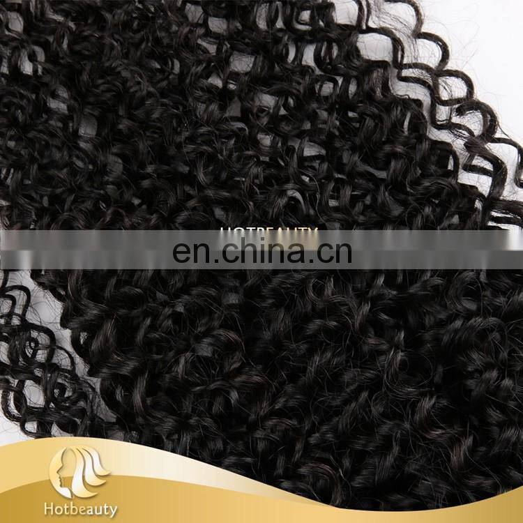 Top Sell Full Cuticle No Shedding Brazilian Kinky Curl Human Hair Extension For Black Women