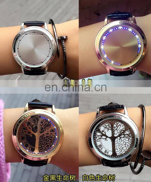Newest designs creative wrist watch girls watch couple watch