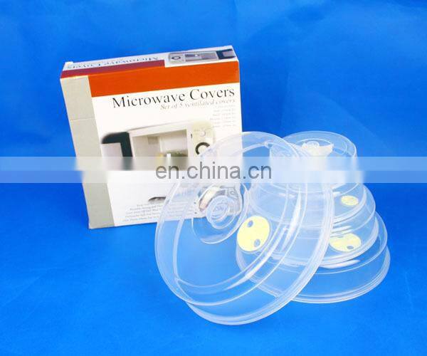 5pcs plastic microwave cover set