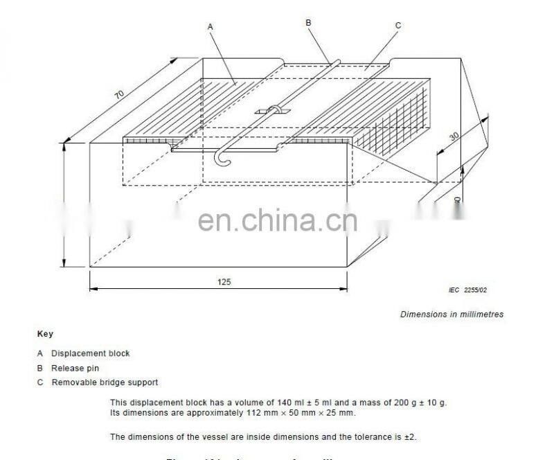 Factory Sell! Apparatus for spillage test of IEC60335-2-24 figure101