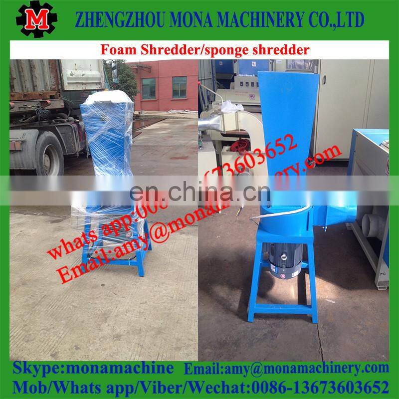 Successed technical reliable quality Sponge smashing machine|foam shredding machine|Foam Crushing Machine