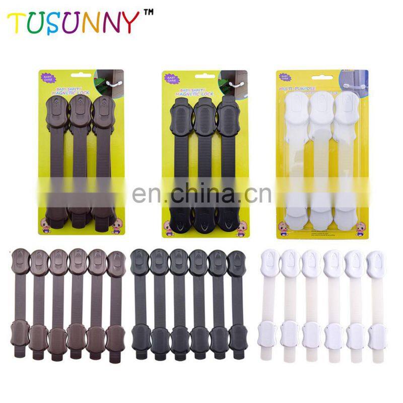 Wholesale high quality baby safety protection plastic adjustable safety lock