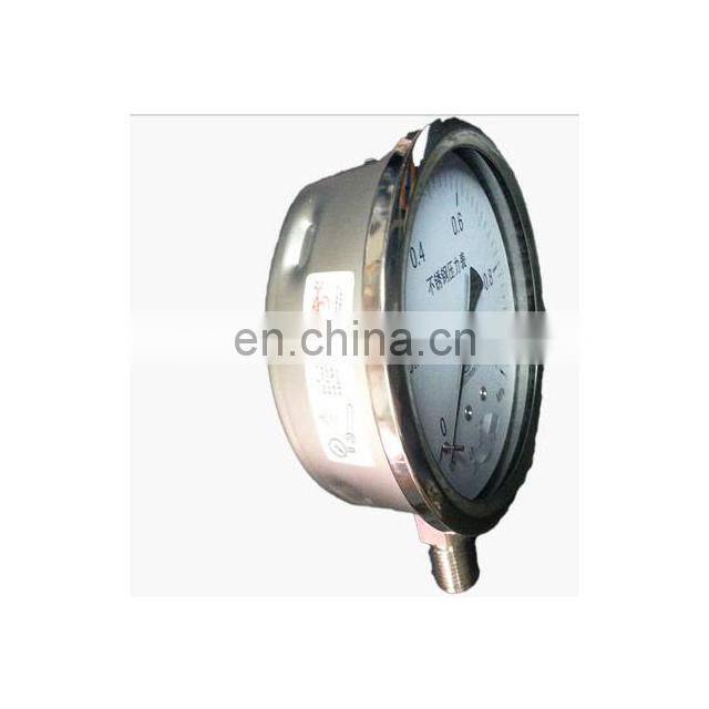 Photoelectric electric contact pressure gauge