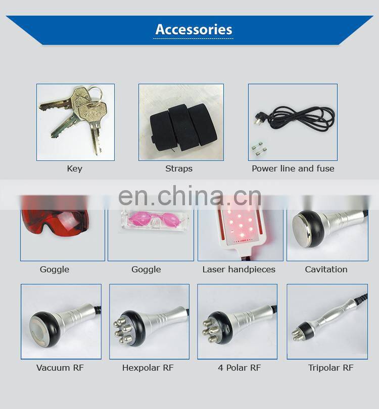 radio frequency lipo laser dual wavelength slimming ultrasonic liposuction cavitation