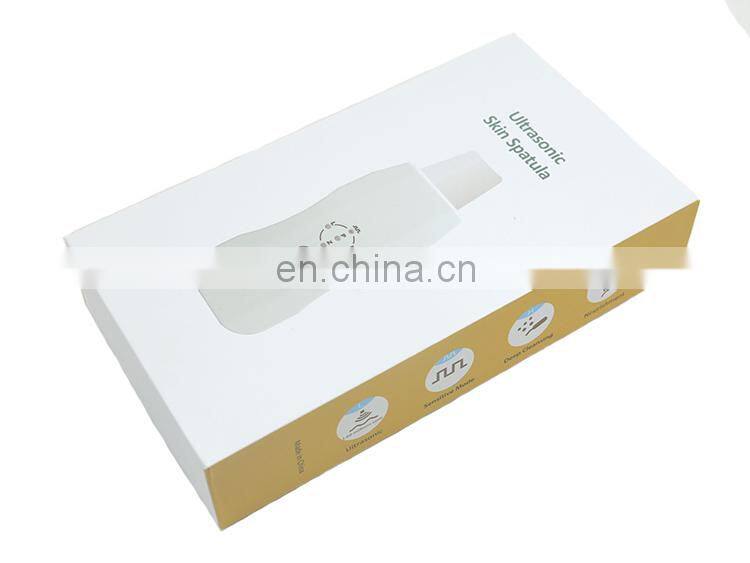 Portable Ultrasound Skin Cleaner Ultrasonic Pore Cleaning Face Peeling Facial Cleansing Machine Beauty Care