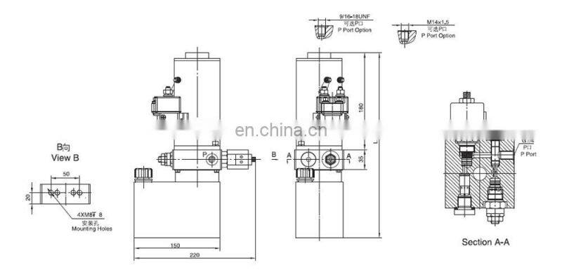 Pallet truck Centralina idraulica 12v 0.8kw