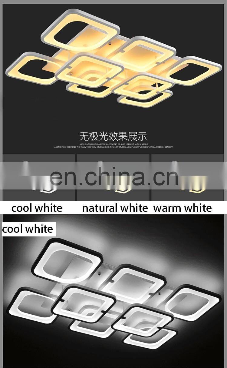 Hot selling square LED ceiling light for living room