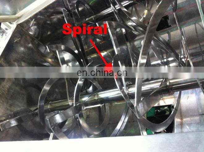 ss 304 Screw Mixer Type detergent powder making machine dry powder mixing machine