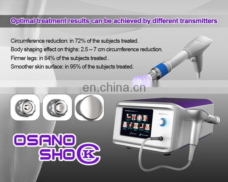 Osano shock wave portable device 21hz high frequency cellulite removal machines pain relieve