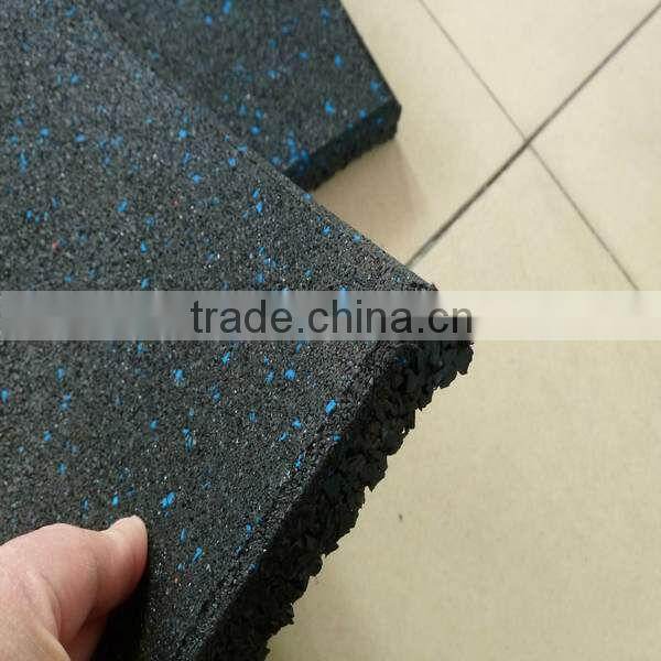Popular rubber gym floor tile