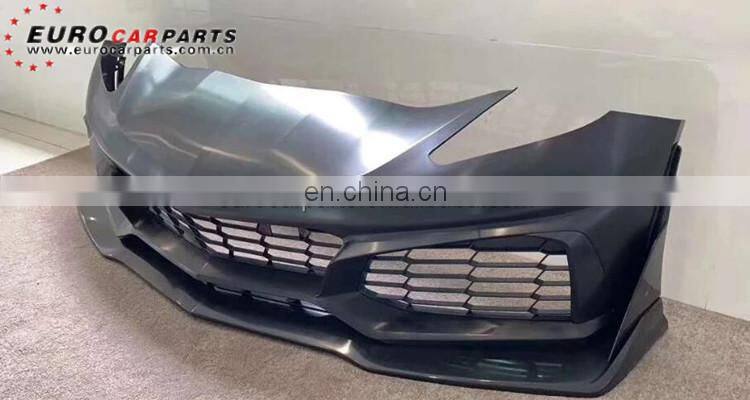 C7 ZL1 front bumper fit for C7 all year to wide front bumper with front lip PP material