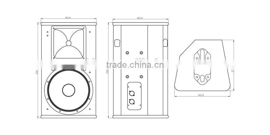 10 Inch Loudspeaker Professional Audio Speaker Subwoofer Speakers
