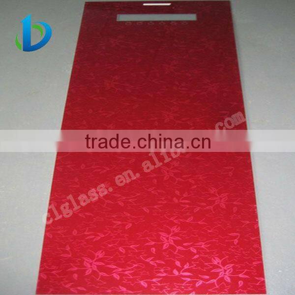 back painted glass panels