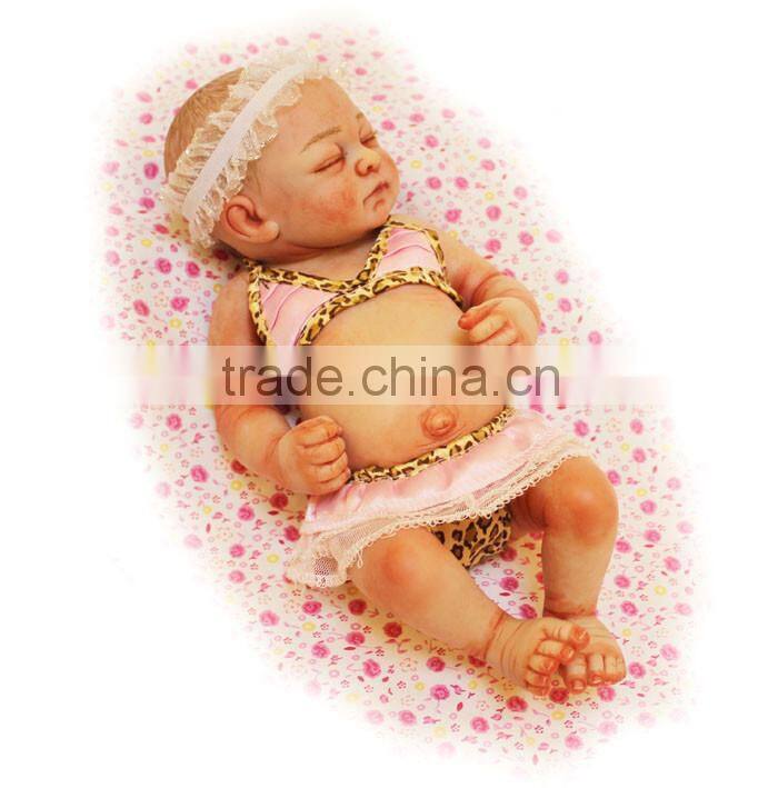 full body soft vinyl silicone sleep bebe reborn baby doll kits BB-2 for sale