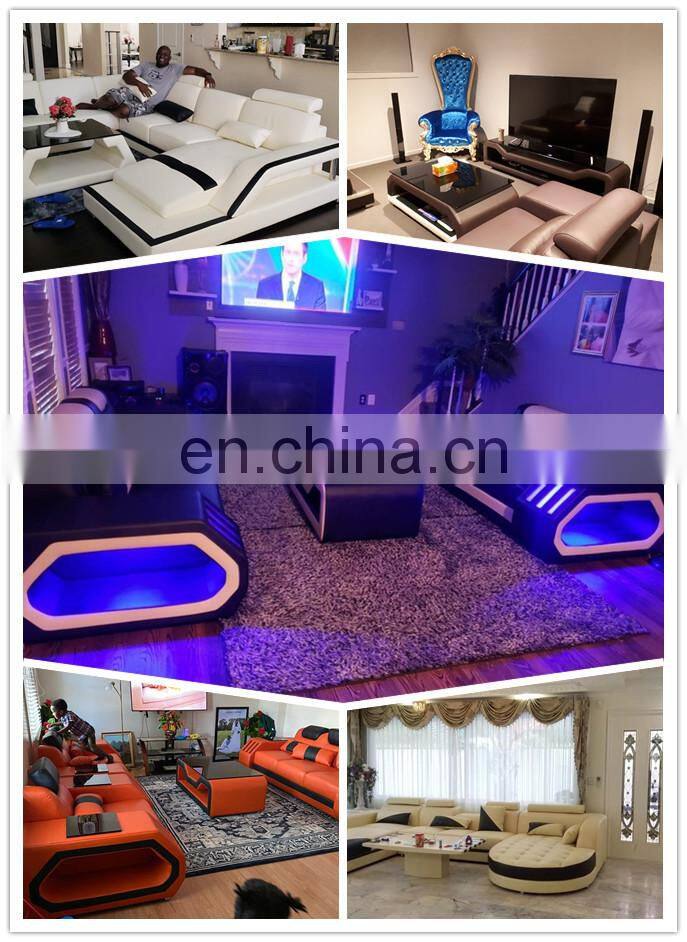 CBMmart Hot Selling Modern Genuine Leather Living Room Sofa Set