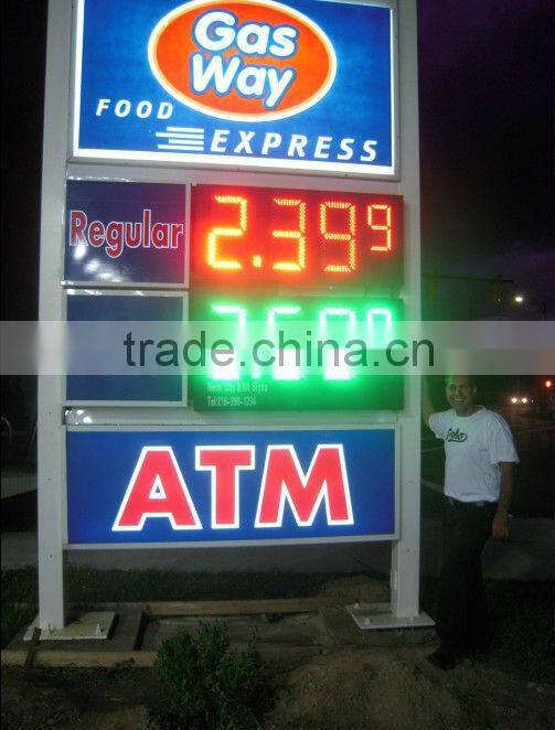 SkyMax high brightness outdoor hot sale electronics gas station led sign display