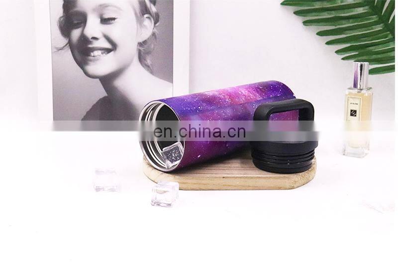 2019 Custom Logo 18oz Vacuum Flask Insulated Stainless Steel Water Bottle with lid