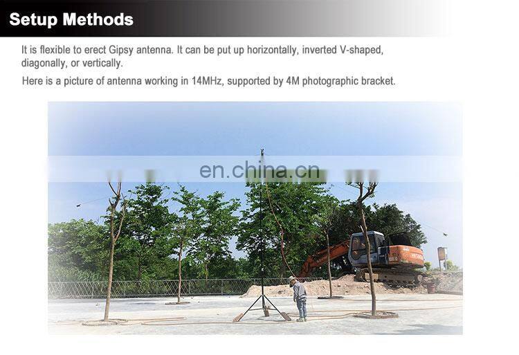 Windcamp 5-50MHz Ham Radio Dipole Antenna HF Horizontal Dipole Shortwave Antenna