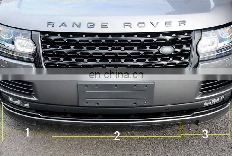 Black Design Pack Gloss Black Front Bumper Lower Insert For Land Rover Range Rover L405 2013+