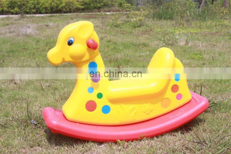 2018 Hot selling environmentally friendly material baby indoor rocking horse ride on toy deer plastic rider horse for kids