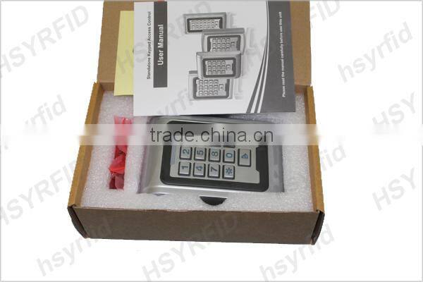 Standalone RFID Relay Control One Door 2000 Card Users Digit Access Control Keypad