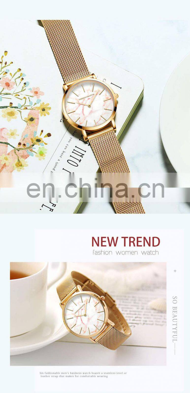 HANNAH MARTIN ST36 Women Quartz Watch Japanese Movement Fashion Design Ladies Wrist Watches
