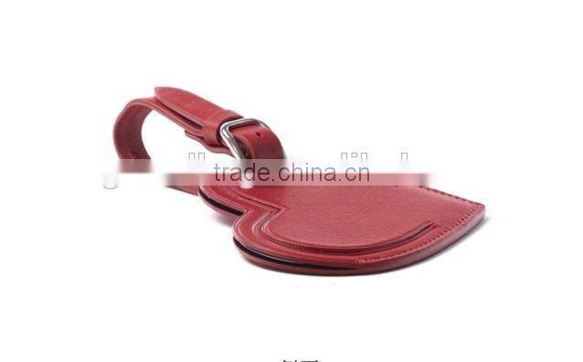colorful genuine cowhide leather luggage parts baggage tags travel accessories for decoration