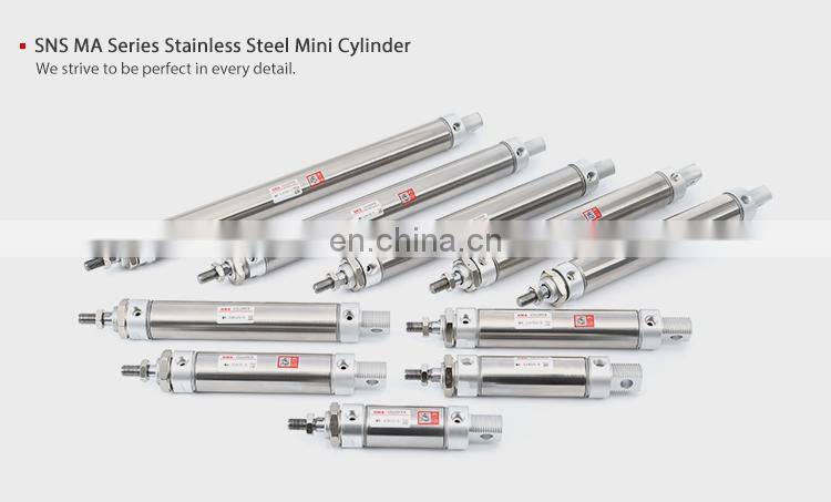 SNS MA Series wholesale stainless steel mini pneumatic air cylinders