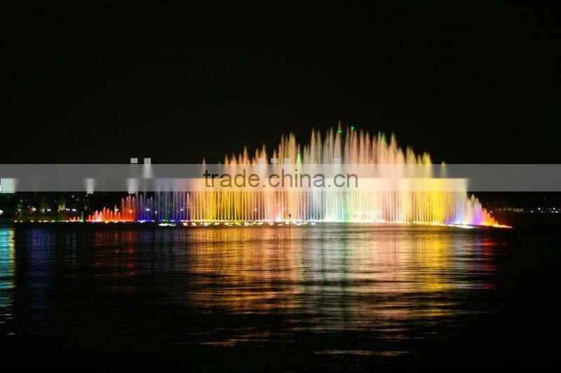 Music Dancing Fountain Built in Lake