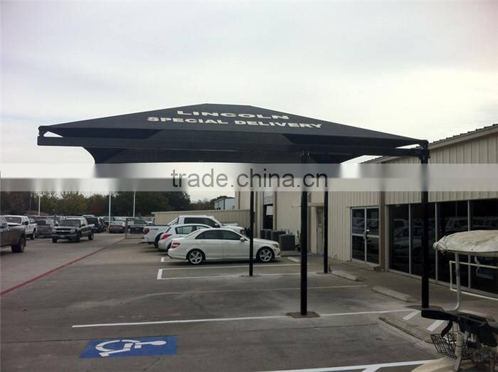 Pre engineered steel car parking roof covering