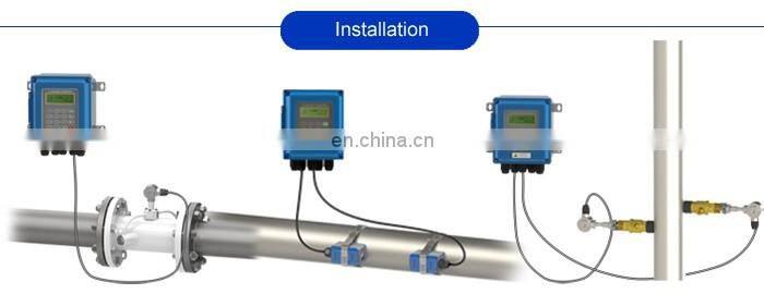 Taijia fixed type ultrasonic flow meter clamp on sensor ultrasonic flowmeters ultrasonic flow meter price