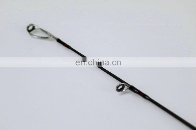 One section 1.8m Jigging Lure Spinning Solid Carbon Fishing Rod with Blue Handle