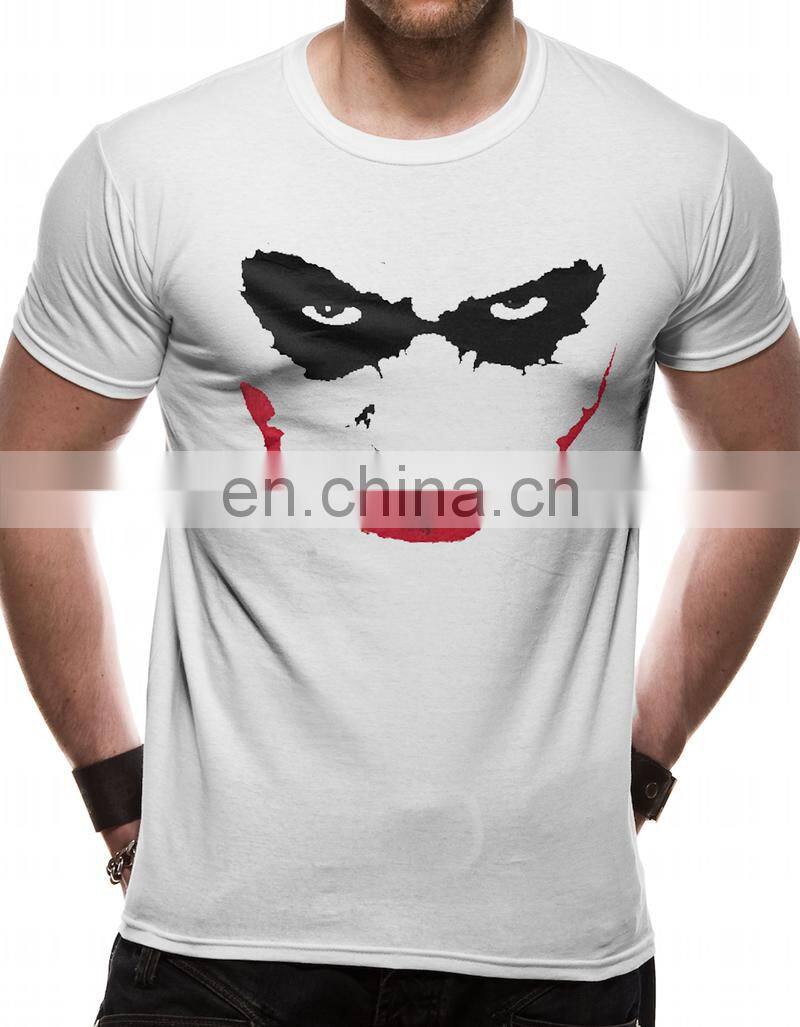 custom design print white cotton T shirts men white tee-shirt