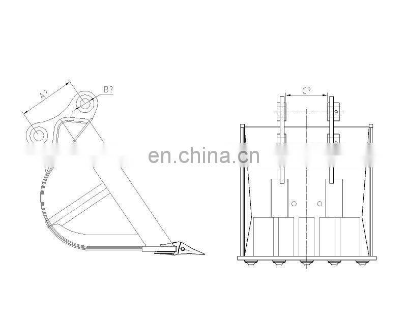 Standard Excavator Bucket Sizes For Volv-o EC210